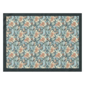 William Morris Pimpernel Pastellblauer Elfenbeinpf Tischdecke (Vorderseite (Horizontal))