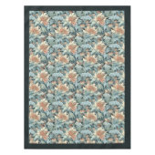 William Morris Pimpernel Pastellblauer Elfenbeinpf Tischdecke (Vorderseite)