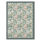 William Morris Pimpernel Pastellgrün Elfenbeinrosa Tischdecke (Vorderseite)