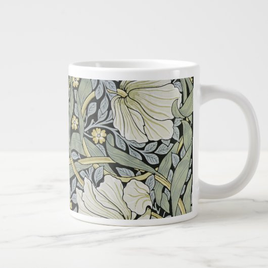 William Morris - Pimpernel Pattern Design Jumbo-Tasse (Rechts)