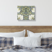 William Morris - Pimpernel Pattern Design Leinwanddruck (Insitu (Schlafzimmer))