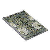 William Morris - Pimpernel Pattern Design Notizblock (Rechte Seite)