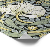 William Morris - Pimpernel Pattern Design Poster (Ecke)