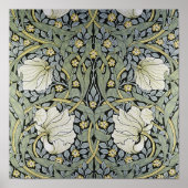 William Morris - Pimpernel Pattern Design Poster (Vorne)