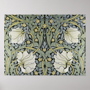 William Morris - Pimpernel Pattern Design Poster