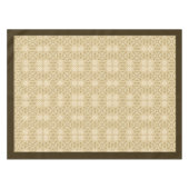 William Morris Pimpernel Pattern Elfenbeinbraun Tischdecke (Vorderseite (Horizontal))