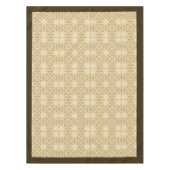 William Morris Pimpernel Pattern Elfenbeinbraun Tischdecke (Vorderseite)