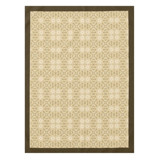 William Morris Pimpernel Pattern Elfenbeinbraun Tischdecke (Vorderseite)