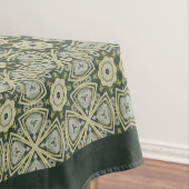 William Morris Pimpernel Pattern Green Gold Tischdecke (Beispiel)