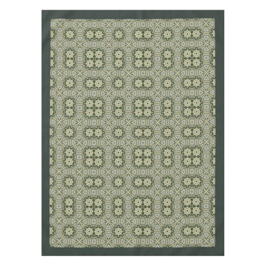 William Morris Pimpernel Pattern Green Gold Tischdecke (Vorderseite)