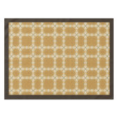 William Morris Pimpernel Pattern Orangenbraun Salb Tischdecke (Vorderseite (Horizontal))