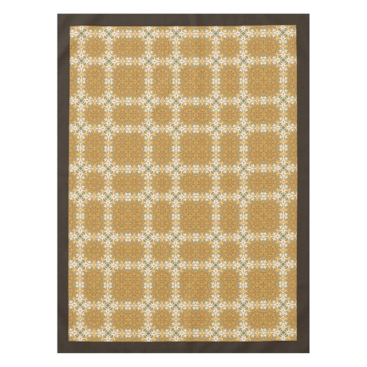 William Morris Pimpernel Pattern Orangenbraun Salb Tischdecke (Vorderseite)