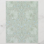 William Morris Pimpernel Pattern Vintag Lined Briefbogen (Vorderseite)