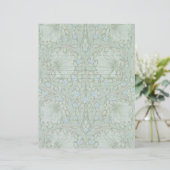 William Morris Pimpernel Pattern Vintag Lined Briefbogen (Stehend Vorderseite)