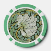 William Morris - Pimpernel Pokerchips (Rückseite)