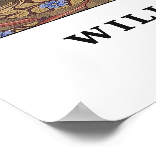 William Morris Pimpernel Poster (Ecke)