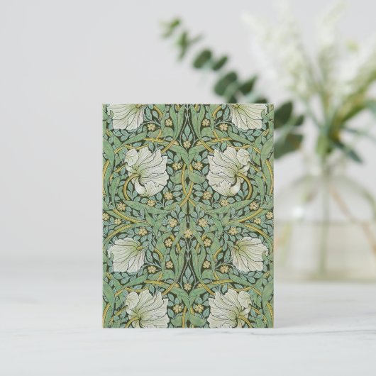 William Morris - Pimpernel Postkarte (Stehend Vorderseite)