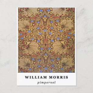 William Morris Pimpernel Postkarte