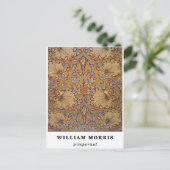William Morris Pimpernel Postkarte (Stehend Vorderseite)