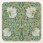 William Morris - Pimpernel Rechteckiger Pappuntersetzer<br><div class="desc">Pimpernel - William Morris,  Repeating design for textiles,  1876</div>