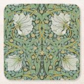 William Morris - Pimpernel Rechteckiger Pappuntersetzer (Vorderseite)