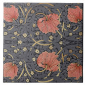 William Morris Pimpernel Seamless Pattern Fliese (Vorderseite)