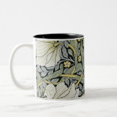 William Morris - Pimpernel-Tapeten-Entwurf Zweifarbige Tasse (Links)