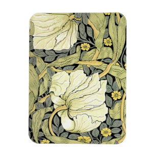 William Morris Pimpernel Tulpen Botanische Kunst Magnet