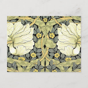 William Morris Pimpernel Tulpen Botanische Kunst Postkarte
