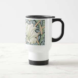 William Morris Pimpernel Tulpen Botanische Kunst Reisebecher