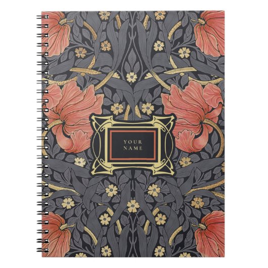William Morris Pimpernel Vintag Notizblock (Vorderseite)