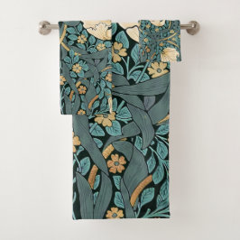 William Morris Pimpernel Vintag Pattern Bath Towe Badhandtuch Set