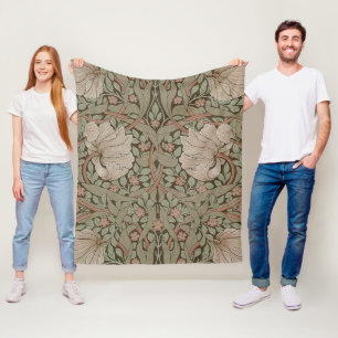 William Morris Pimpernel Vintag Pattern Fleece Bl