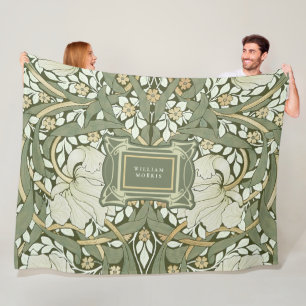 William Morris Pimpernel Vintag Pattern Fleecedecke