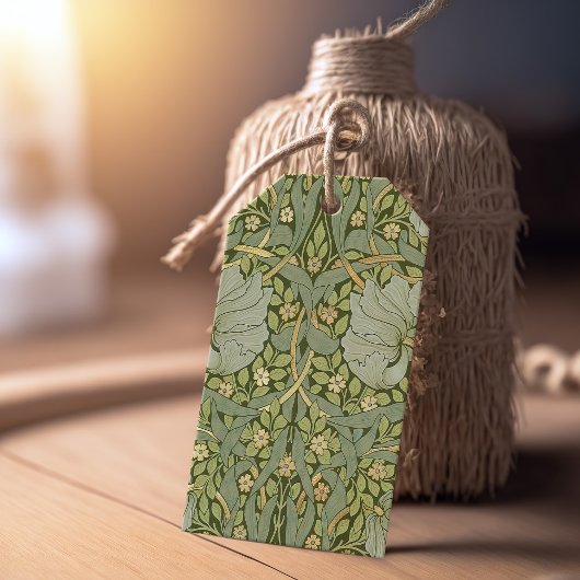 William Morris Pimpernel Vintag Pattern Geschenkanhänger