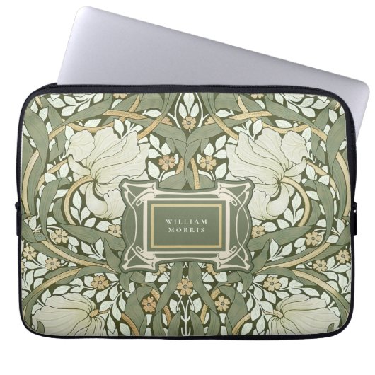 William Morris Pimpernel Vintag Pattern Laptopschutzhülle (Vorderseite)