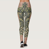 William Morris Pimpernel Vintag Pattern Leggings (Rückseite)