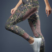 William Morris Pimpernel Vintag Pattern Leggings