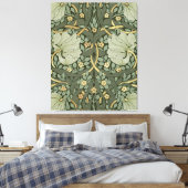 William Morris Pimpernel Vintag Pattern Leinwand P (Insitu (Schlafzimmer))