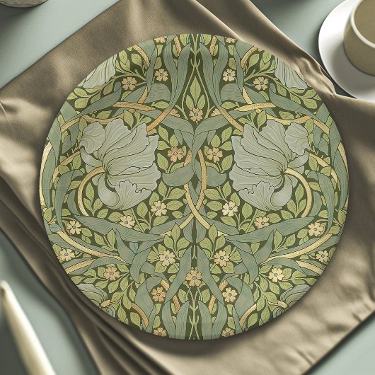 William Morris Pimpernel Vintag Pattern Pappteller