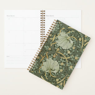 William Morris Pimpernel Vintag Pattern Planner Planer