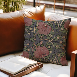 William Morris Pimpernel Vintag Pattern Throw Pil Kissen