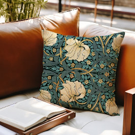 William Morris Pimpernel Vintag Pattern Throw Pil Kissen