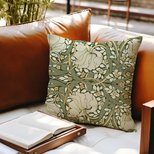 William Morris Pimpernel Vintag Pattern Throw Pil Kissen
