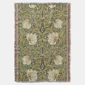 William Morris Pimpernel Vintag Pre-Raphaelite Decke (Vorderseite Vertikal)