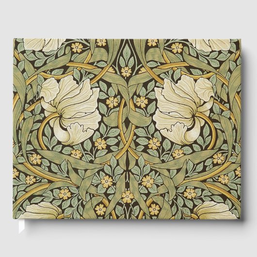 William Morris Pimpernel Vintag Pre-Raphaelite Gästebuch (Vorderseite)