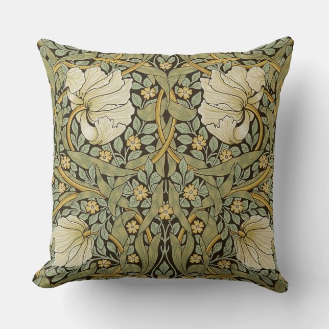 William Morris Pimpernel Vintag Pre-Raphaelite Kissen (Vorderseite)