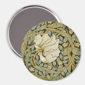 William Morris Pimpernel Vintag Pre-Raphaelite Magnet (Vorderseite/Rückseite)
