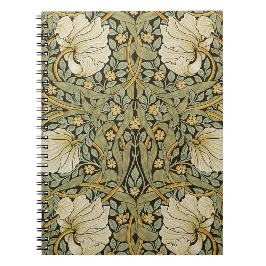 William Morris Pimpernel Vintag Pre-Raphaelite Notizblock (Vorderseite)