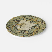 William Morris Pimpernel Vintag Pre-Raphaelite Pappteller (Schrägansicht)